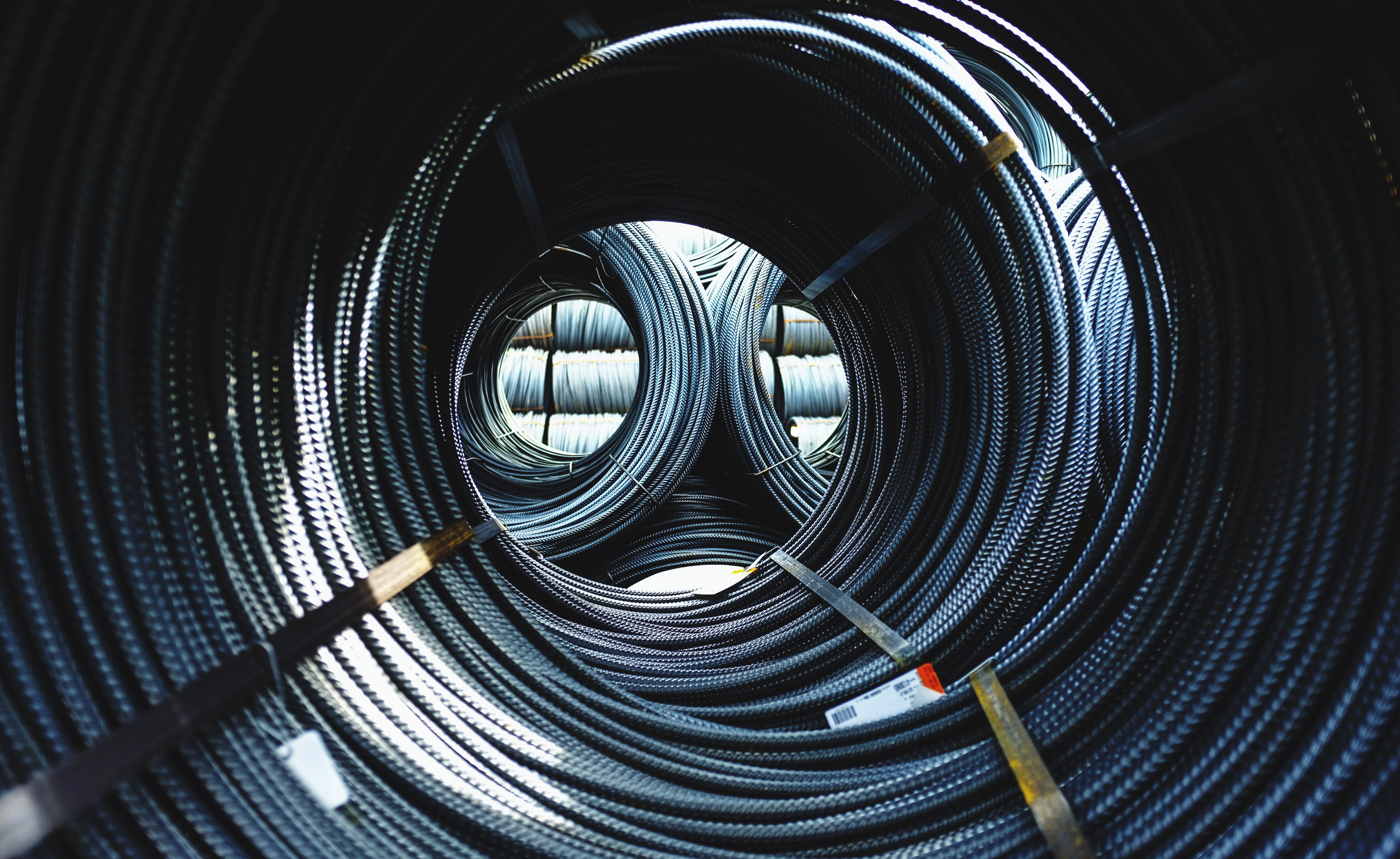 Industrial braided cable reels